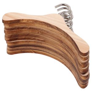 Colgador de ropa de madera maciza Natural elegante 2025, muescas antideslizantes, barra de pantalones de Metal, calidad Premium para la perfección del armario - Product Image 3