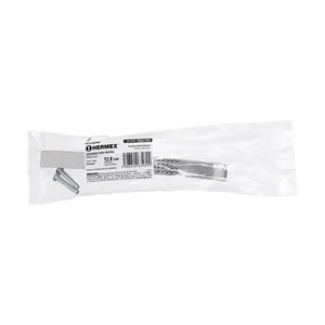 Hermex Contempo linea 128mm scatola di 12 pomelli porta moderne maniglie in acciaio inox per uso armadio e bagno - Product Image 4