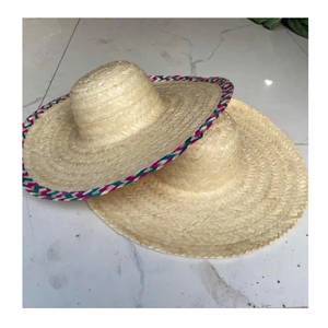 Celebre la fiesta con sombrero de paja Sombrero de paja mexicano de Vietnam hecho a mano para días culturales - Product Image 4