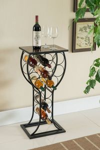 Metal Wine Bottle <b>Rack</b> Creative Metal Single Wine Bottle Holder Home Decoration Spring Tricycle Style Wine Stand - Product Image 2