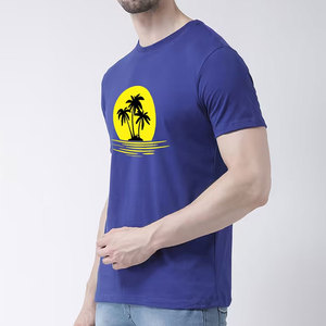 Vente en gros de streetwear d'été en stock DTG T Shirt Ringer Cotton Microfiber T-shirt Dtf Print Unisex DTG T Shirts - Product Image 2