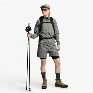 Custom Color Windbreaker <b>Short</b> Soft Shell Outdoor Nylon Rain Windbreaker Breathable <b>Shorts</b> <b>Women</b> And Men - Product Image 3