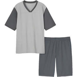 Conjuntos de Camiseta y Pantalones Cortos Transpirables para Hombre, Personalizados, Verano, Venta al por Mayor, Alta Calidad, Logotipo y Talla Personalizados, Fábrica OEM - Product Image 4