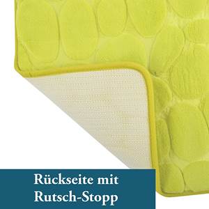 Foam <b>bath</b> <b>mat</b> with green stones, 40x60 cm - Product Image 4