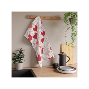 Heartin High Class <b>Microfibre</b> Glow Pure Cotton OEKO TEX Certified Golf Pattern Quick Dry Fade Resistant Lint Free Kitchen Towel - Product Image 1