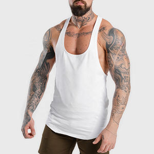 Camiseta Deportiva Ajustada GAF para Hombre, Camiseta sin Mangas para Correr, Entrenamiento, Gimnasio, Chaleco Deportivo, Camiseta de Fitness para Hombre - Product Image 3