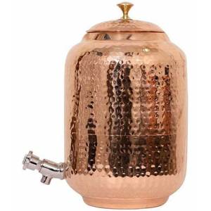 Vente chaude avec un prix raisonnable Artisanat Imprimer Distributeur d'eau Cuivre pur Potable Conception personnalisée de haute qualité - Product Image 5