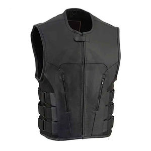 Gilet en cuir de moto de course avec logo personnalisé pour hommes, haute qualité, léger, style classique, respirant, vêtements de sport, prix bas - Product Image 2