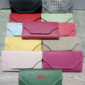 Fashionable Ladies <b>Wallet</b> BF.1 Luxury RFID Clutch Zipper Closure Short Long Length Options Customizable Logo Pattern <b>Card</b> Holder - Product Image 1