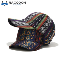 Gorras de Béisbol Deportivas Raccoon OEM con Logotipo Personalizado, Transpirables, Impermeables, 100% Algodón, Multipanel, Rayadas, de Alta Calidad, para Actividades al Aire Libre