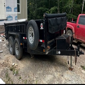 รถเทรลเลอร์รถดัมพ์สำหรับงานฟาร์มที่มีคุณภาพพรีเมี่ยมสำหรับรถแทรกเตอร์ที่จัดส่งรวดเร็วถาดกุญแจเหล็กหนักเหมาะสำหรับการฝึกอบรม - Product Image 2
