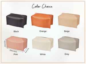 Cubierta de caja de pañuelos de cuero, elegante soporte de caja de pañuelos de Hotel rectangular con fondo magnético para Baño, Dormitorio, oficina, LBTC-0004D - Product Image 3