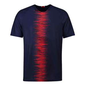 Ensemble de maillot et short de football à col en V avec logo personnalisé, tenue d'équipe, uniforme de football, ensemble pour adultes, impression par transfert thermique, tissu polyester, rapide - Product Image 4