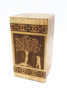 Collecteur de souvenirs en bois fait main avec un magnifique design d'arbre / Nouveau design de collecteur de souvenirs en bois fait main avec un design d'arbre - Product Image 2