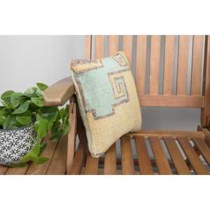 Oreiller de traversin en laine Patchwork Kilim Beige Vintage de luxe 12x12 pouces écologique antidérapant amovible lavable tissé literie jeter - Product Image 2
