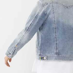 Disponible partout imprimé 100% veste en jean lavable pour hommes Design de base Collection hiver en détresse taille OEM veste en jean pour hommes - Product Image 6