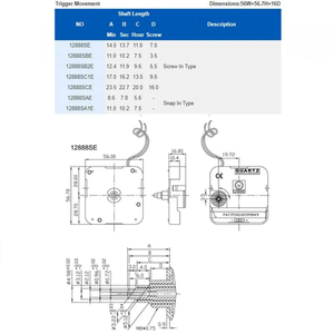 Trigger <b>Clock</b> <b>Movement</b> - Product Image 6