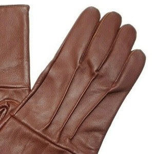 Nouveau gant en cuir Design de mode pour dames femmes chaud hiver noir habillage gant en cuir véritable - Product Image 5