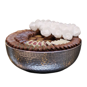 La mejor calidad, alambre de Metal dorado, soporte para Chocolate, decoración de mesa, accesorio de Chocolate, dulces, postre, cuenco para servir, el precio más barato - Product Image 4