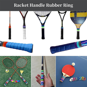 วงแหวนยึดจับทรงโอแบบกำหนดสีเองสายรัดด้ามซิลิโคนกันลื่นทนทานสายแร็กเกตเทนนิสดีไซน์ดีที่สุดขนาด OEM - Product Image 6