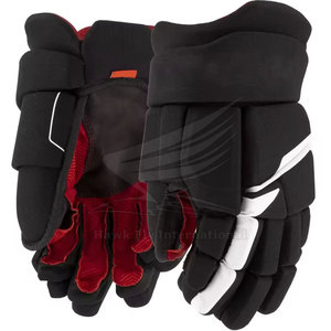 Concevez votre propre logo Gants de hockey sur glace de haute qualité à doigts entiers Respirants Légers Fermeture à boucle et crochet Polyester Fabriqués sur mesure - Product Image 1