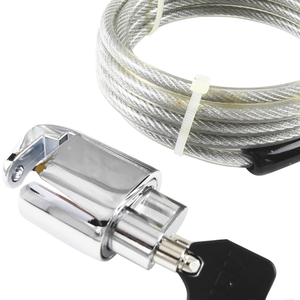 Candado para Bicicleta con Sistema de Cadena Expandible de Acero y Aleación de Zinc con Capacidad de Anclaje a Objetos Fijos, Acabado Cromado - Product Image 6