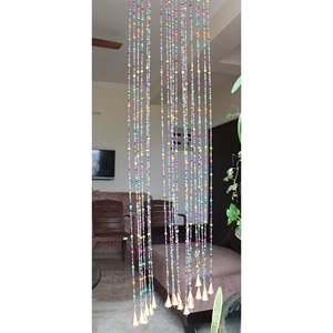 Bohemian Beaded Garland with Plastic Bells for Hanging Decor - Product Image 6