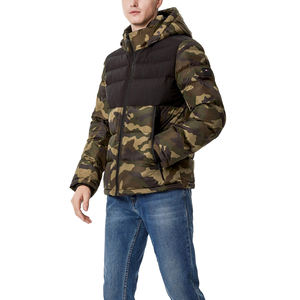 Chaqueta de Invierno Acolchada para Hombre, Diseño de Moda, Lujosa, Estilo Ruso, Chaqueta de Plaid para Hombre, Chaqueta Acolchada al por Mayor OEM - Product Image 1
