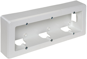 Battiscopa bianchi da applicazione a superficie 253x96x43mm. (Solera 93) - Product Image 1
