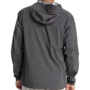 Veste de pluie à capuche légère pour homme, veste d'extérieur, veste softshell imperméable, design personnalisé, coupe-vent, trench - Product Image 3