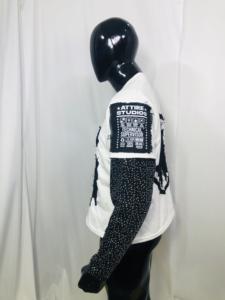 T-shirt homme 100% coton de haute qualité style vintage vieilli épaule tombante de haute qualité logo surdimensionné décontracté - Product Image 4