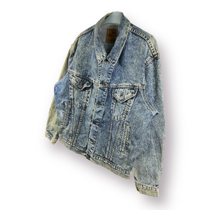 Ventes en gros de vestes en jean vintage américaines de haute qualité, dernier design, denim délavé, délavé sur mesure, 100% coton pour hommes - Product Image 4