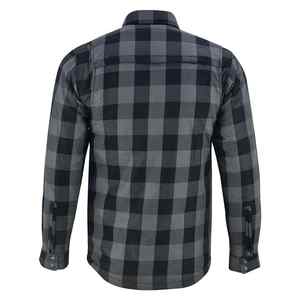 Camisa de franela satinada de manga larga para hombre OEM nueva moda al por mayor logotipo personalizado talla 100% algodón franela resistente - Product Image 3