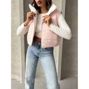 Chalecos Inflables Acolchados con Diseño de Cuadros Vichy para Mujer, Venta al Por Mayor - Product Image 5