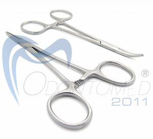 Odontomed Pinces hémostatiques en acier inoxydable pour équipement médical, pinces ophtalmiques, pinces chirurgicales droites/courbées - Product Image 6