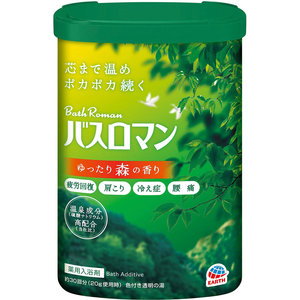 Aditivo Medicado para Baño con Aroma Relajante a Bosque, 600g, Quasi-Farmacéutico de Earth Pharmaceutical para una Experiencia de Baño Romano - Product Image 1
