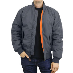 Chaqueta bomber de algodón para hombre, logotipo personalizado, tela suave, ropa de calle informal, prendas de vestir de moda - Product Image 1