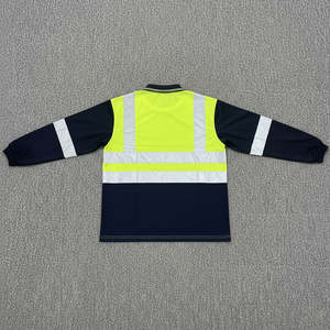 Camiseta de Trabajo de Seguridad de Alta Visibilidad Reflectante de Poliéster OEM Personalizada de la Mejor Calidad, Mangas Cortas, Verano, Impermeable, con Logotipo Personalizable - Product Image 5