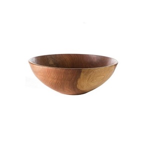 Classic Design Wood Fruits Dates <b>Bowl</b> Round Shape Customized Size <b>Dessert</b> Serving <b>Bowl</b> For Best Selling - Product Image 2