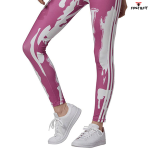 Mallas de entrenamiento de cintura alta de nuevo diseño para mujer, ropa deportiva de moda con tela de punto, estilo de alta moda - Product Image 4