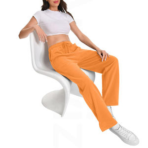 Pantalons de jogging amples pour femmes, pantalons de survêtement évasés avec poches, pantalons d'hiver, service OEM, logo et design personnalisés, prix raisonnable, 2026 - Product Image 5