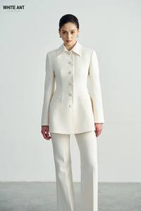 Nuevo diseño 2024 Trajes y chaquetas para mujer Etiqueta personalizada Amity Shirt Jacket Material de buena calidad Embalaje personalizado Whiteant Vietnam - Product Image 3