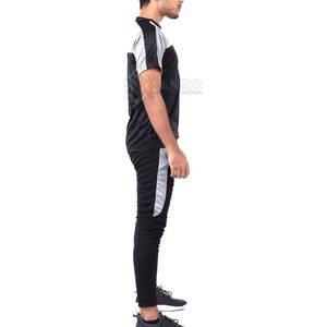 ชุดวอร์มระบายอากาศสำหรับผู้ชายชุดวอร์มฤดูร้อนแขนสั้นแบบปรับแต่งได้ - Product Image 4