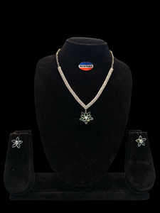 Vente en gros d'ensembles de bijoux collier boucles d'oreilles collier de mariage vintage en acier inoxydable avec diamants pour cadeaux et occasions de fête - Product Image 6