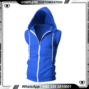 Hoodie d'été sans manches sans couture imprimé pour hommes – Collection Designer - Product Image 3