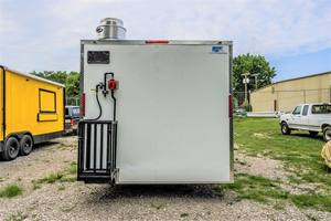 Remorque alimentaire mobile de bonne qualité, chariot de cuisine de rue avec friteuse, cuisine entièrement équipée pour les snacks, les bonbons et les chips - Product Image 4