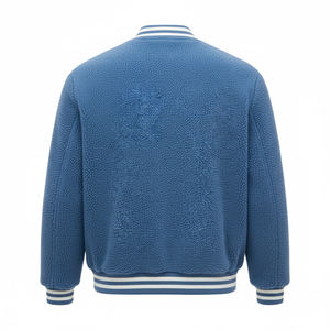 Veste universitaire pour homme en polyester/coton vintage de haute qualité, lavage à l'acide, respirante, coupe-vent, streetwear, personnalisée 2025 - Product Image 2