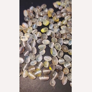 207 Uds. Ojo de gato Sulemani Natural 7mm a 10mm cabujón ovalado 371 Ct lote Iroc ventas alta calidad Lahsunia cabina de piedras preciosas sueltas US $75 - Product Image 4