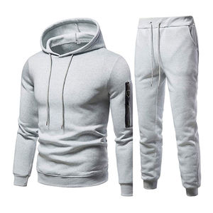 Chándal de invierno ajustado para hombre Sudadera con capucha de secado rápido a prueba de viento Mejor diseño Color personalizado Transpirable Tejido pesado Tallas grandes - Product Image 1