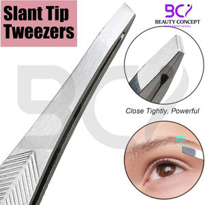 Pince à épiler classique en acier inoxydable à pointe inclinée, durable, pour une épilation précise des poils du visage, pour hommes et femmes - Product Image 3